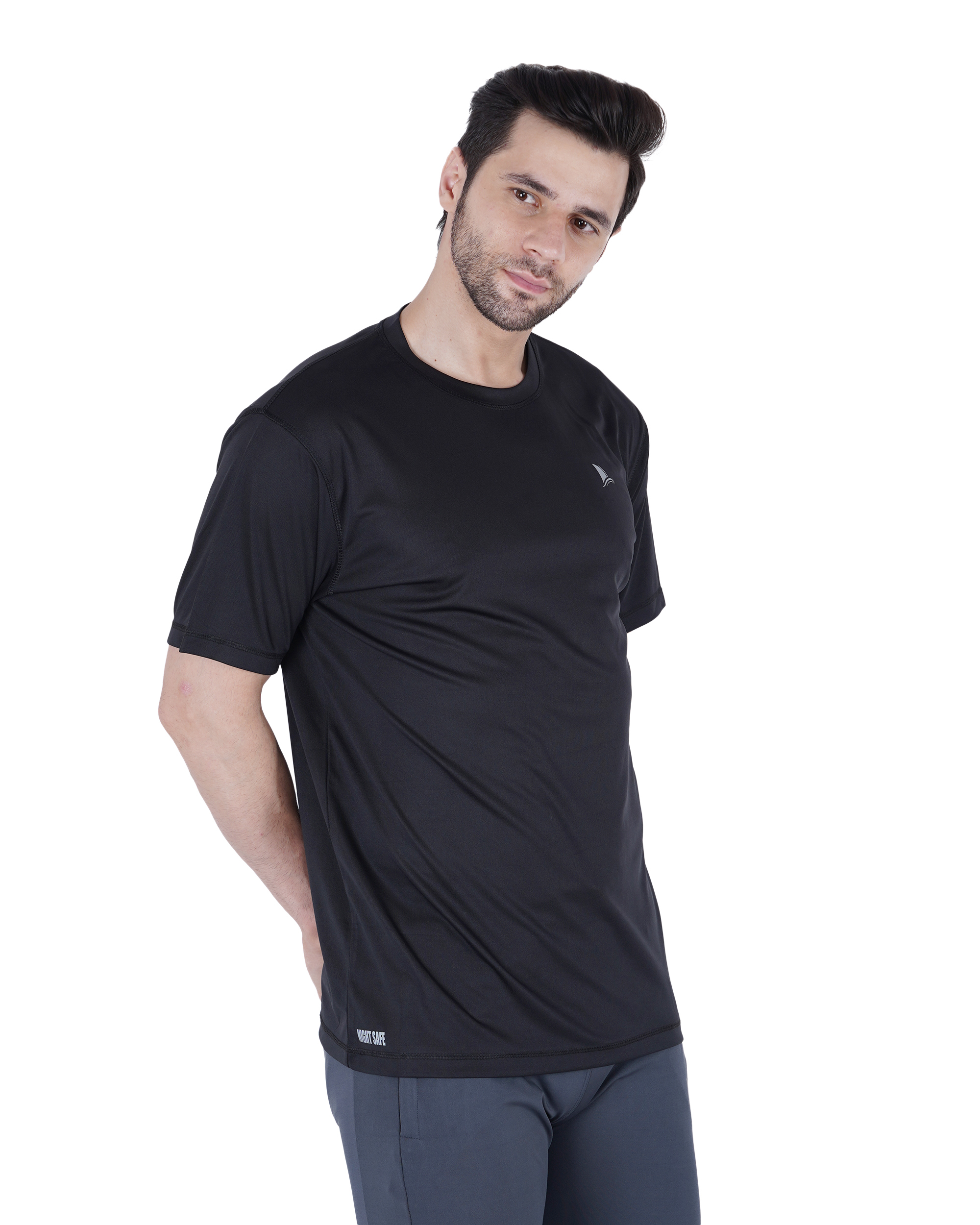 Hexarel Active Wear Tshirt - Black | Navyfit