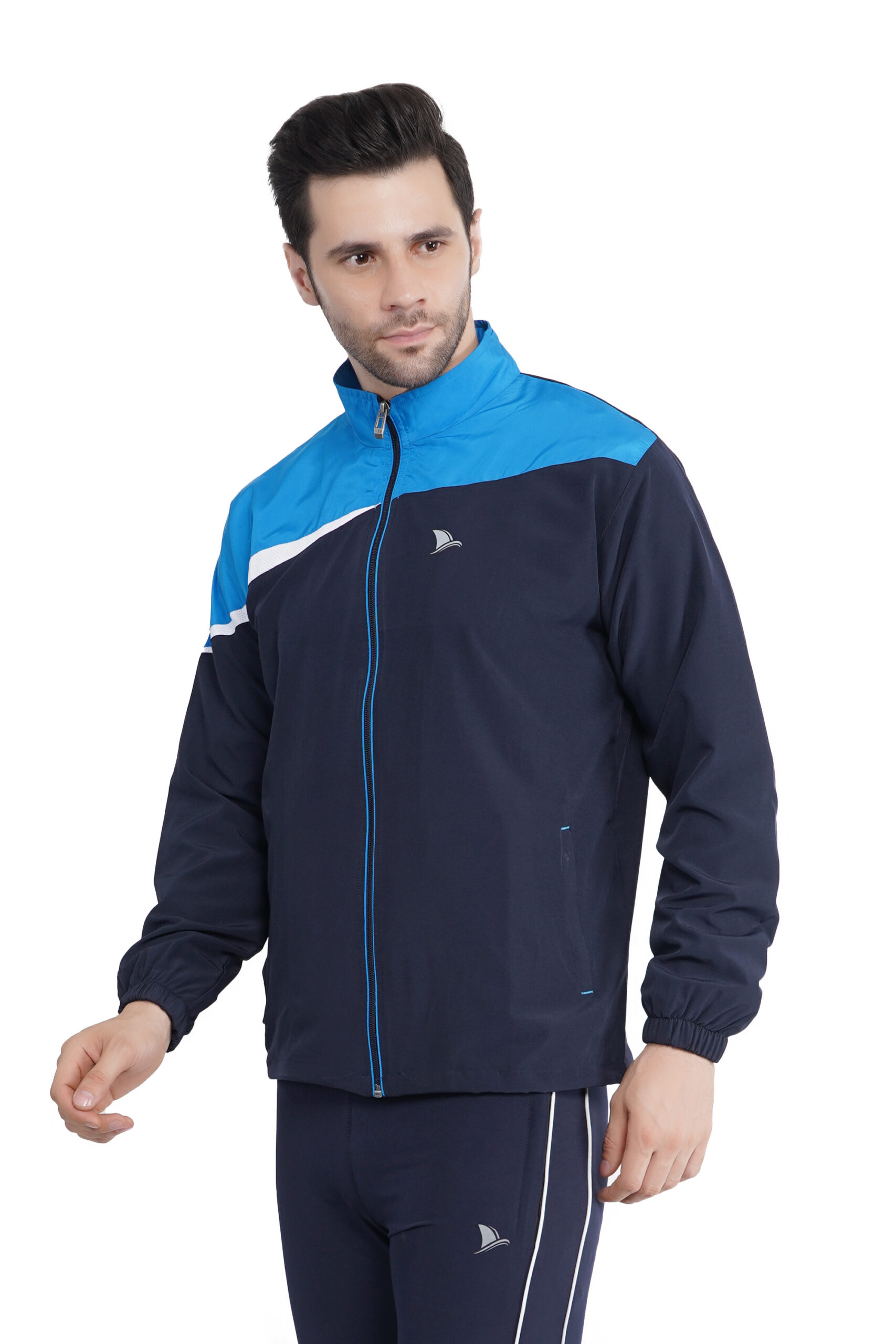 Buy NAVYFIT Fabrics Blue Tracksuit | NAVYFIT