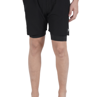 Navyfit double Layer shorts For Running and Gyming – Black Navyfit double Layer shorts For Running and Gyming – Black Navyfit double Layer shorts For Running and Gyming – Black