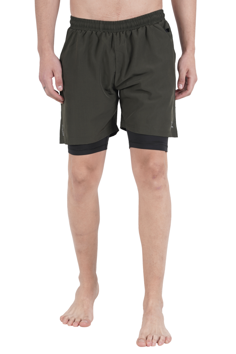 double Layer shorts For Running and Gyming